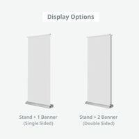 Deluxe Retractable Banners - Display Options